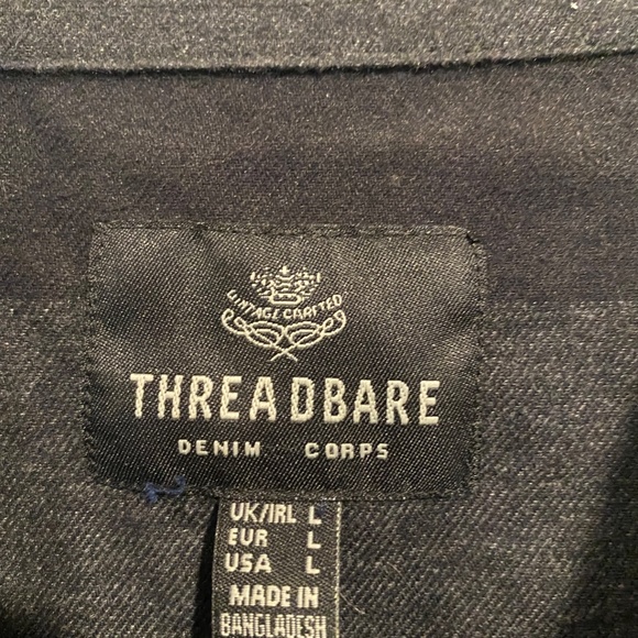 Threadbare Casual Button Up Dress Shirt - Picture 2 of 2